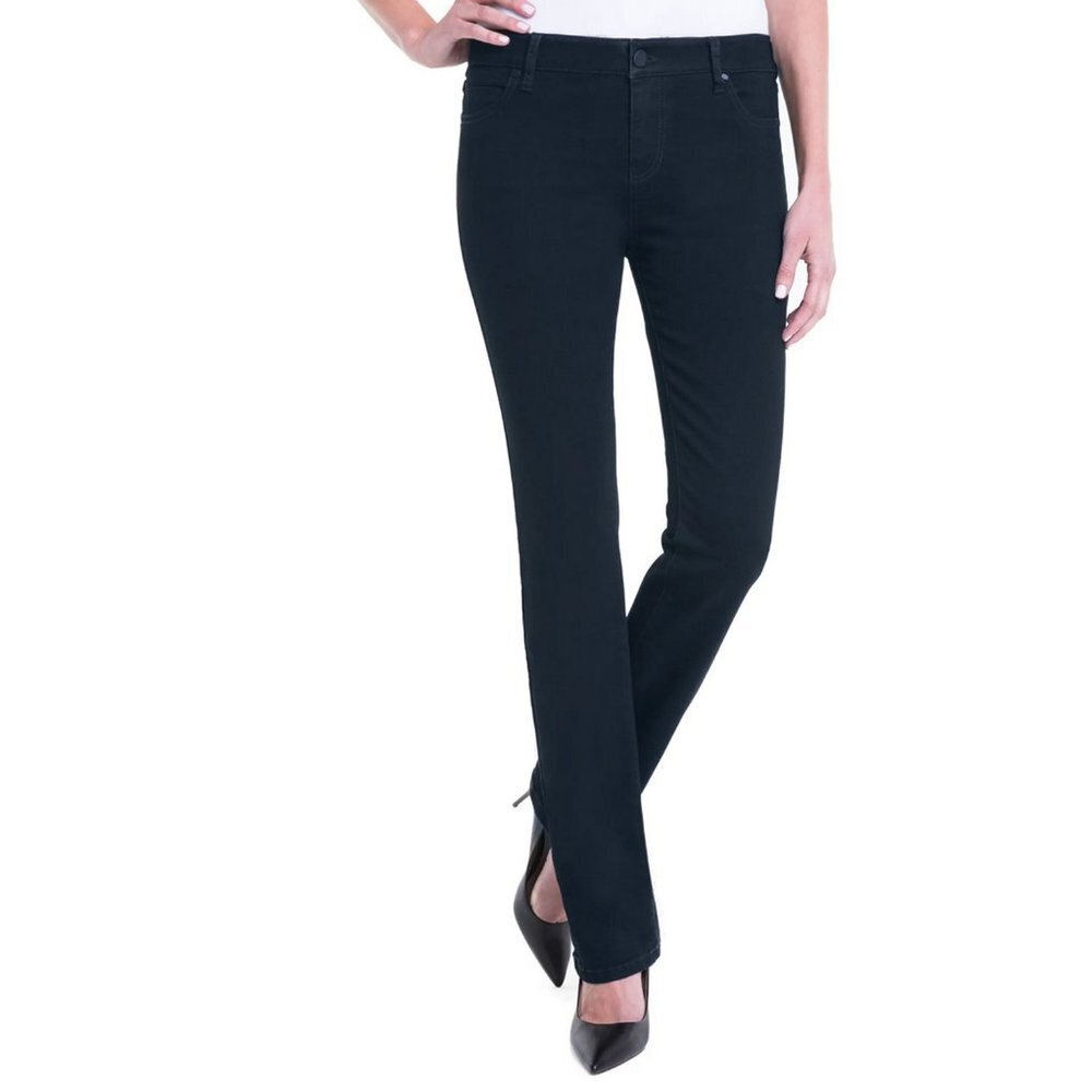 Liverpool Sadie Dark Blue Mid Rise Straight Jeans
